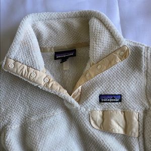 COPY - CREAM PATAGONIA FLEECE PULLOVER